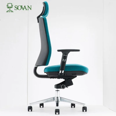 Móveis de escritório com encosto alto ajustável giratório chefe gerente executivo cadeira de escritório giratória ergonômica em malha para jogos