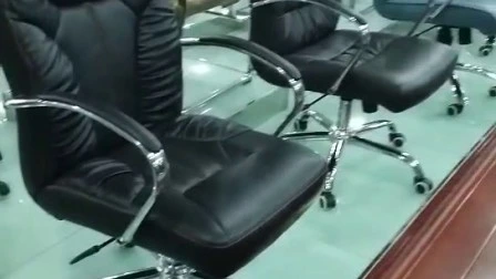 Cadeira de escritório giratória executiva de tecido ergonômico para jogos de corrida de metal
